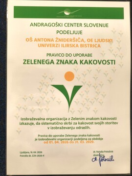 Zeleni znak kakovosti POKI